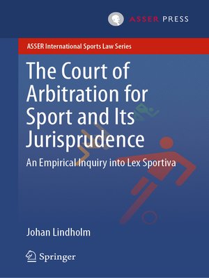 cover image of The Court of Arbitration for Sport and Its Jurisprudence